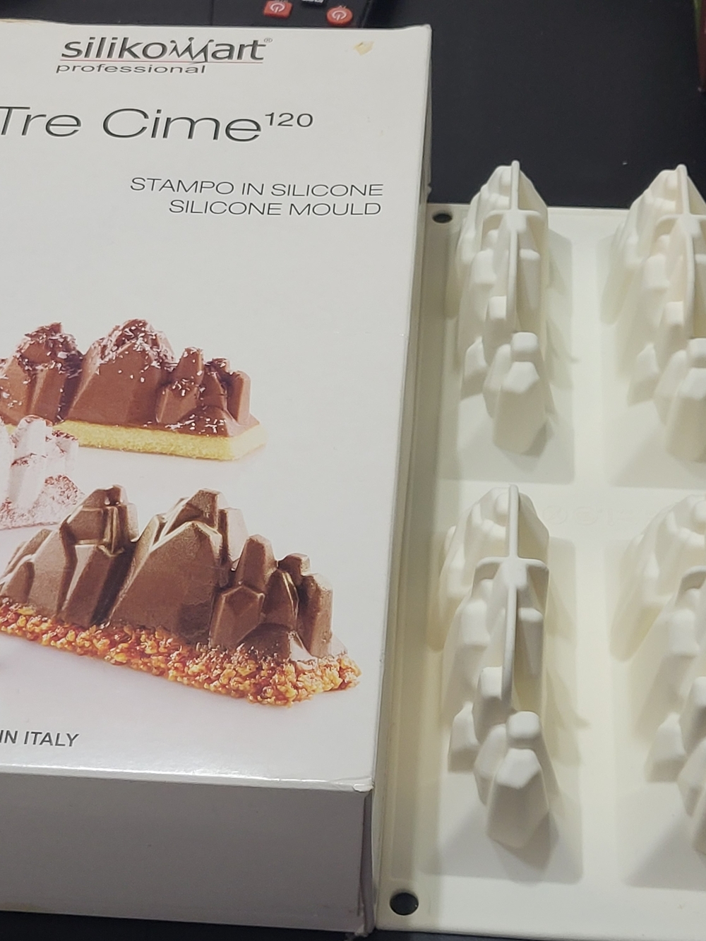 Tre Cime 120 White Silicone Mould - Professional Bakeware